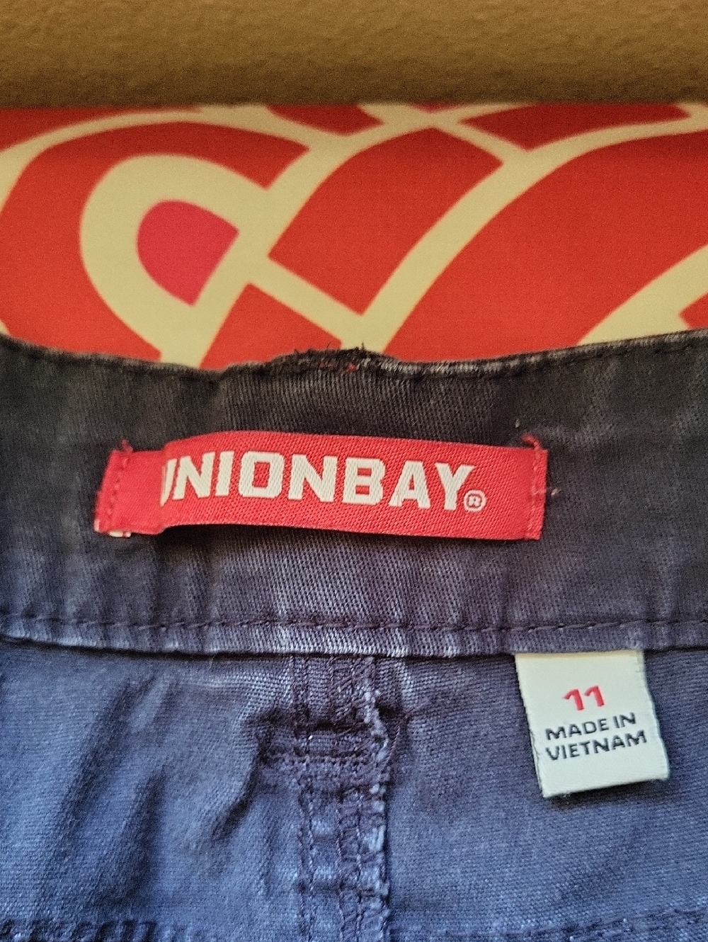 Navy Blue Union Bay Shorts - Picture 2 of 8